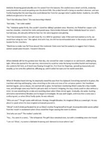 Adelaide Browning gazed placidly over the sunset from the balcony. She studied every detail carefully, analyzing every bramble she could see poking over the distant hills. She prided herself in being an excellent observer, and was frankly hoping that the stunning view could distract her from her younger sister’s awful chatter. Suddenly, she stiffly shifted and glanced at her sister. “Don’t be ridiculous Claire.” She was becoming irritated. “But Addy…” Her sister wailed. “No.” Adelaide spoke firmly. She couldn’t stand her sibling’s petulant voice. Wearied, she flicked her copper curls over her shoulder, clutched her skirts and paced away. Claire briskly followed. When Adelaide heard her sister’s hurried steps, she abruptly shifted to face her; her piercing green eyes glaring. “Don’t be irrational Claire, man will never fly. It is 1834 for goodness’ sake: If the Lord had wanted us to fly, we would have wings by now.” She sighed. And with that, she left her dumbfounded sister in the empty corridor and headed for her chambers. “Machines to make man fly? How absurd! She muttered. Claire even had the audacity to suggest that in future, women would wear trousers. Trousers! Obscene. When Adelaide left for the gardens later that day, she noticed her sister slumped on an oak branch, sobbing long sighs. When she started for the oak-tree, intentioned to scold her sister for being incredibly foolish and improper, she suddenly felt faint, as if death was flowing through her, first from her fingertips, spreading impassively and steadily up her arms like spilled ink, diffusing up, until it veiled her eyes and her world went dark. When Dr Brookes heard stirring, he skeptically raised his eyes from his clipboard. Everything seemed in its place, the machines whirring and beeping, tubes stretching to the arms and nose of his comatose patient. Her heartbeat seemed regular, and as always, she seemed still as glass. He had been monitoring Olivia’s coma for a few months now, and although some may find this job quite dull, he found it intriguing, the way a body could be alive without a mind. He was smoothing his scrubs and resettling down when Olivia stirred again. Gradually, she woke. Gushing adrenaline overwhelmed Brookes and he began to investigate. He was well-taught, and knew that a coma was a confusing exit, so when Olivia finally spoke, he was relieved. “Who are you?” The girl spoke with attitude. Strange, thought Brookes. He imagined Olivia as a sweet girl. He was about to speak when the door erupted and people poured in. “Olivia!” A shrill shriek perforated the air as Olivia’s mother flung herself at the girl. Incomprehensible words spilled from her mouth in excitement when Olivia raised her finger causing the room to silence. “And who are you?” The mother’s smile fell. “You… You were in a coma...” She whispered. The girl’s face remained stoic, but with a trembling voice she hissed: “I am not ‘Olivia’, my name is Adelaide Browning and I demand to know where I am.”