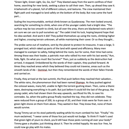 Submissions 2023 Over the Border The Litmus School Writing Project