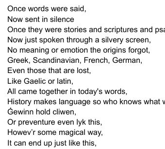 'The Magic Behind Language' by Beth, Year 9, Soham Village College