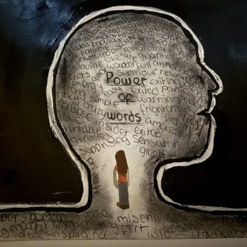 'Power of the words in your head' by Robyn Donovan, age 14, Year 9