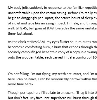 'Are you for Real?' by Izzy Dawson, age 15, Fallibroome Academy