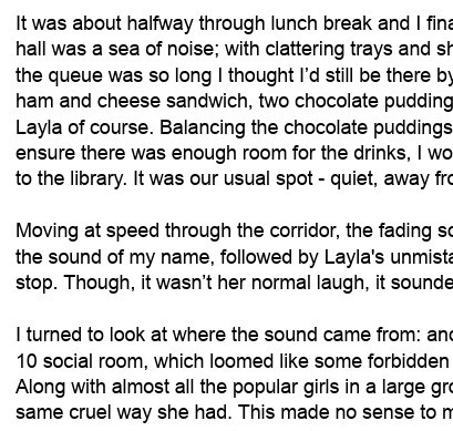 'Are you for Real?' by Izzy Budd, Fallibroome Academy
