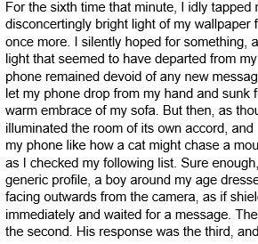 Are you for Real?' by Ela Jones, Year 10, Fallibroome Academy