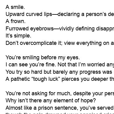 'Are You For Real: The Unprecedented Facade' by Serena, Year 10, Brampton Manor Academy